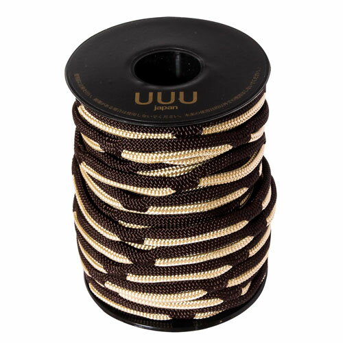 三友産業 ハンギングロープ巻 15m ベージュ&ブラウン UUU-0165