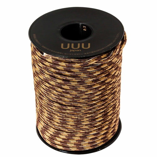 三友産業 ガイロープボビン巻 5mm×30m サンドカモ UUU-0190