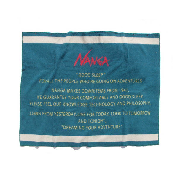 NANGA TRADITIONAL BLANKET トラディショナル ブランケット GREEN GRAY N1N1GZX3