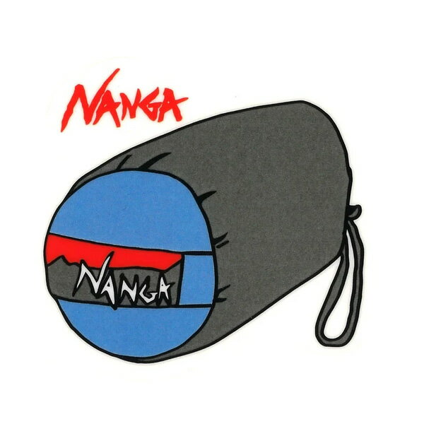 NANGA×ウシオダヒロアキ ステッカー SLEEPINGBAG GFNU78N2