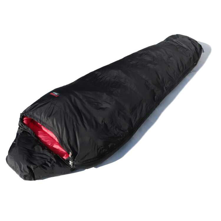 マミー型シュラフ ナンガホクト別注オーロラライト750DX ブラック 4938101060394 BLK