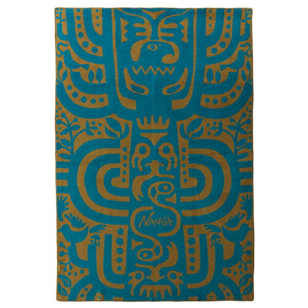 ツリーオブライフコットンブランケット TREE OF LIFE COTTON BLANKET SINGLE ブルーツリー N197B773 BLUETREE