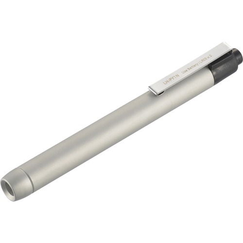 LEDペンライト 白色LED 単4*2本 シルバー LH-PY1N-S／07-8941(1コ入)