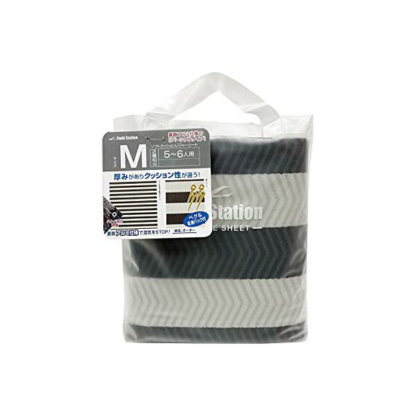 USER ユーザー ソフトクッションレジャーシー��ト M 5～6人用 ボーダー U-Q900 1685173