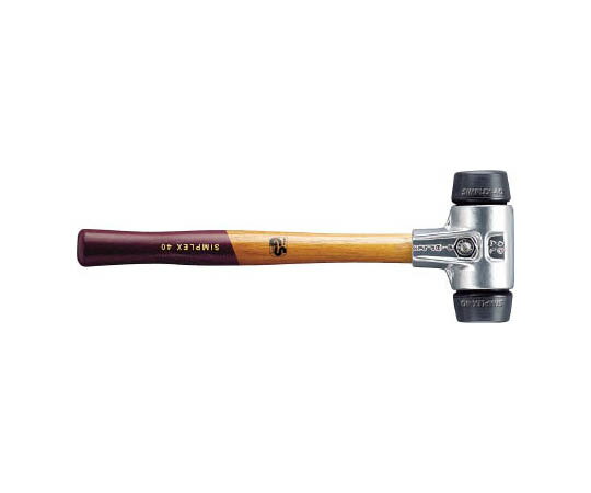ロームヘルド・ハルダー HALDER シンプレックス・ハンマー 軽量ハウジング ゴム 黒 径30 No.3102.030