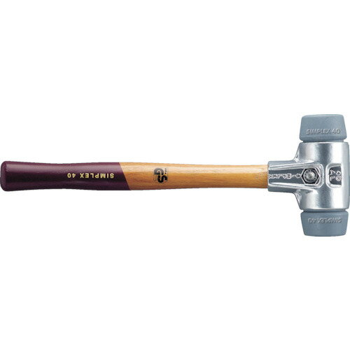 ロームヘルド・ハルダー HALDER シンプレックス・ハンマー軽量ハウジングTPEミディアムグレイ径40 No.3103.040