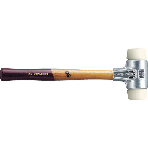 ロームヘルド・ハルダー HALDER シンプレックス・ハンマー 軽量ハウジング ナイロン 白 径40 No.3108.040