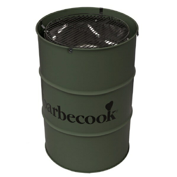 Barbecook｜バーベクック エドソン ドラム缶型バーベキューグリル φ47.5×H89cm/モスグリーン 2236030000