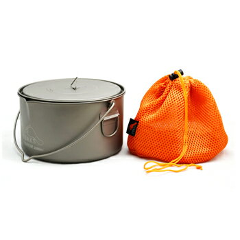 トークスtoaks titanium pot with bail handle pot-2000-bh