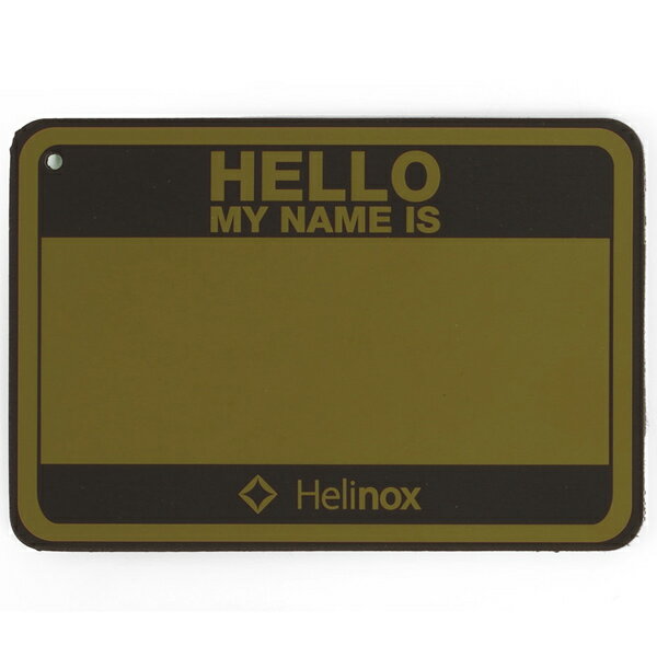 ヘリノックス/Helinox Hello my name isパッチ コヨーテ 19759017017000