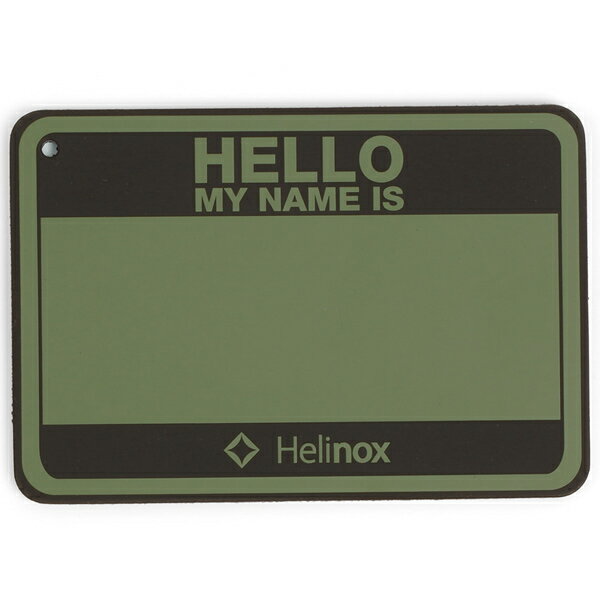 ヘリノックス/Helinox Hello my name isパッチ フォリッジ 19759017008000