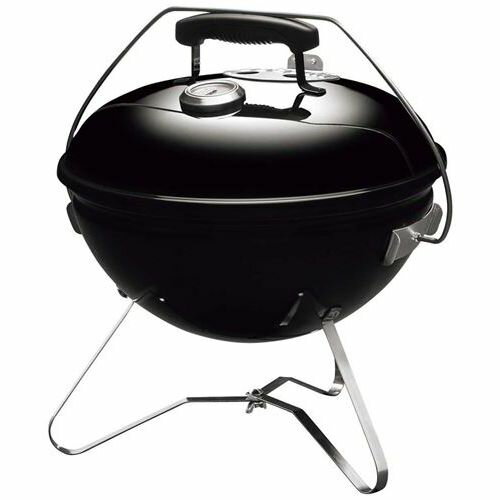 ウェーバー Weber バーベキュー コンロ 直径37cm スモーキージョープレミアム キャンプ 焚火台 4-6人用 1121308 / 温度計付き 黒 37cm