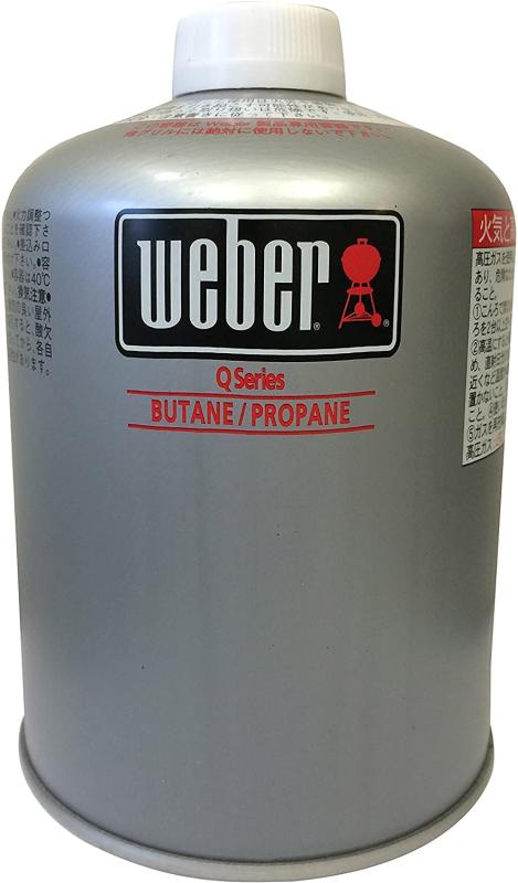 ウェーバー Weber バーベキュー コンロ BBQ グリル Q1250ガスグリル専用ガス缶 ガス 缶 ソロ キャンプ 4-6人用 18206