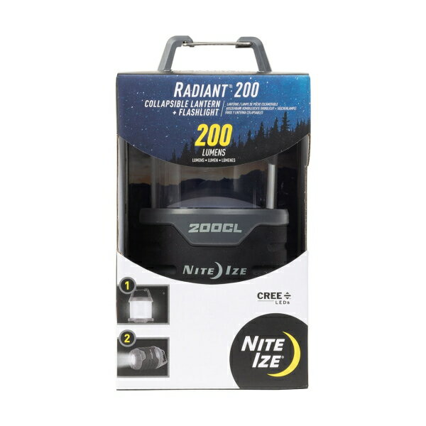 R200CL-09-R8 NITE IZE ナイトアイズ レイディアント 200ランタン ＋ フラッシュライト NI04223