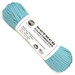 ROTHCO ロスコ ナイロンパラコード 30m 100ft TURQUOISE 129