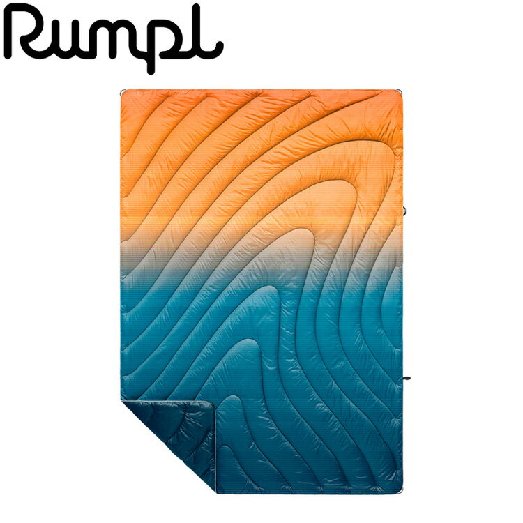 ランプル Rumpl ORIGINAL PUFFY BLANKET オリジナル パフィー ブランケット SUNSET FADE キャンプ レジャー お花見 ピクニック レジャーシート おしゃれ 防寒 テント マット 公園 ビーチ コンサート
