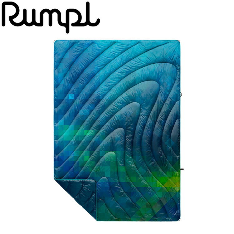 ランプル Rumpl ORIGINAL PUFFY BLANKET オリジナル パフィー ブランケット PIXELFETTI COOL キャンプ レジャー お花見 ピクニック レジャーシート おしゃれ 防寒 テント マット 公園 ビーチ コンサート
