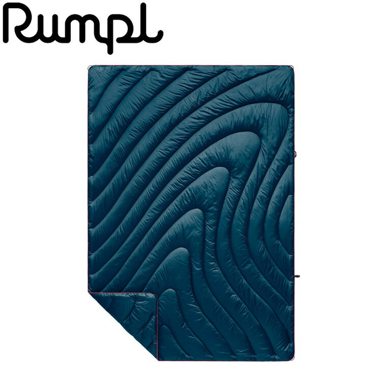 ランプル Rumpl ORIGINAL PUFFY BLANKET オリジナル パフィー ブランケット DEEPWATER キャンプ レジャー お花見 ピクニック レジャーシート おしゃれ 防寒 テント マット 公園 ビーチ コンサート