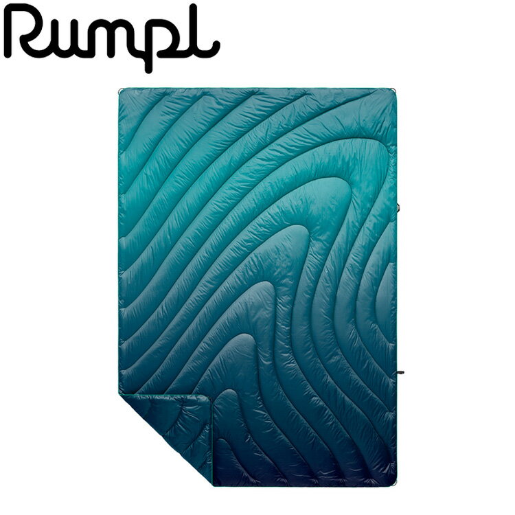 ランプル Rumpl ORIGINAL PUFFY BLANKET オリジナル パフィー ブランケット OCEAN FADE キャンプ レジャー お花見 ピクニック レジャーシート おしゃれ 防寒 テント マット 公園 ビーチ コンサート