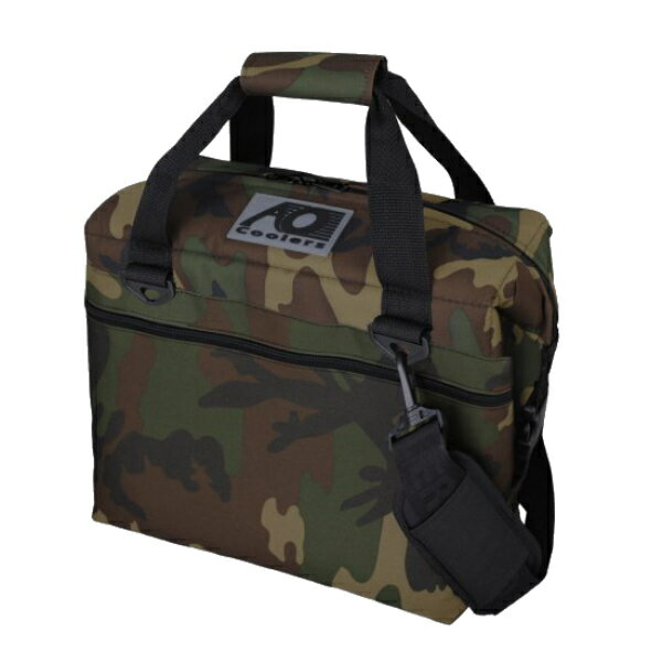 キャンバス ソフトクーラー ウッドランドカモ AO12CAMO