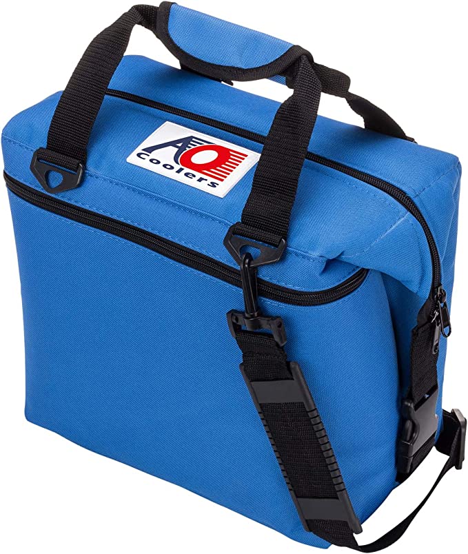 エーオークーラーズ AO Coolers キャンバス ソフトクーラー ブルー AO12RB