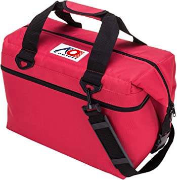 エーオークーラーズ AO Coolers キャンバス ソフトクーラー レッド AO24RD