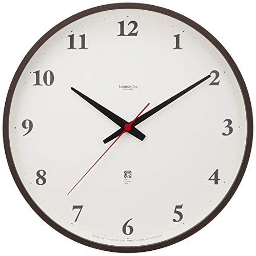 タカタレムノス Lemnos plywood clock LC05-01W 電波時計 ブラウン LC05-01W BWの写真