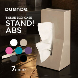 DUENDE ティッシュケース STAND ABS Black DU0025BKの写真