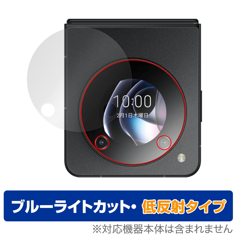 ミヤビックス OverLay Eye Protector 低反射 for nubia Flip 5G サブディスプレイ用保護シート ODNX724J/B/12