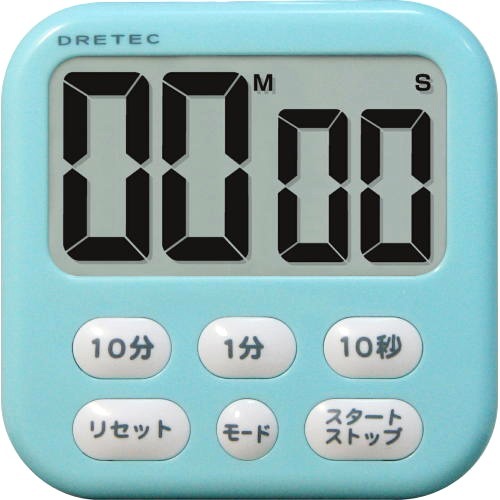 ドリテック 大画面タイマー シャボン6 ブルー T-542BL(1コ入)の写真