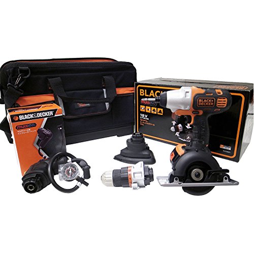 BLACK&DECKER 18Vマルチツール プラス バッグ/インフレーターヘッド付 スペシャルボーナスキット EVO183P1-JPBIの写真