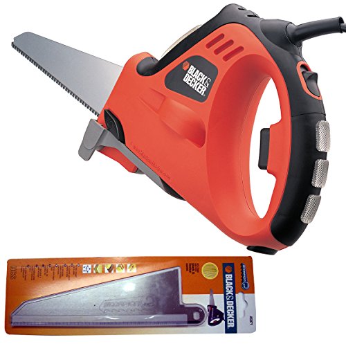 BLACK&DECKER コード式 電動式ノコギリ/シグソー 専用刃A5871付き KS900G-PRBの写真