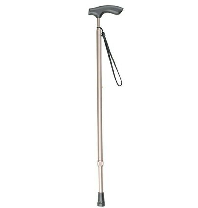 テツコーポレーション サンドブラッシュステッキ 伸縮式 4408-1400 グレー 3806bgの画像