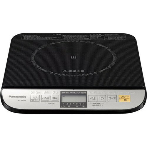 パナソニック IH調理器 KZ-PH33-K ブラック(1台)の写真