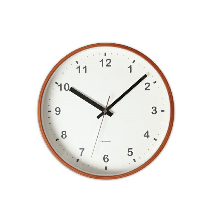 katomoku plywood wall clock mφ km-35 km-36の写真