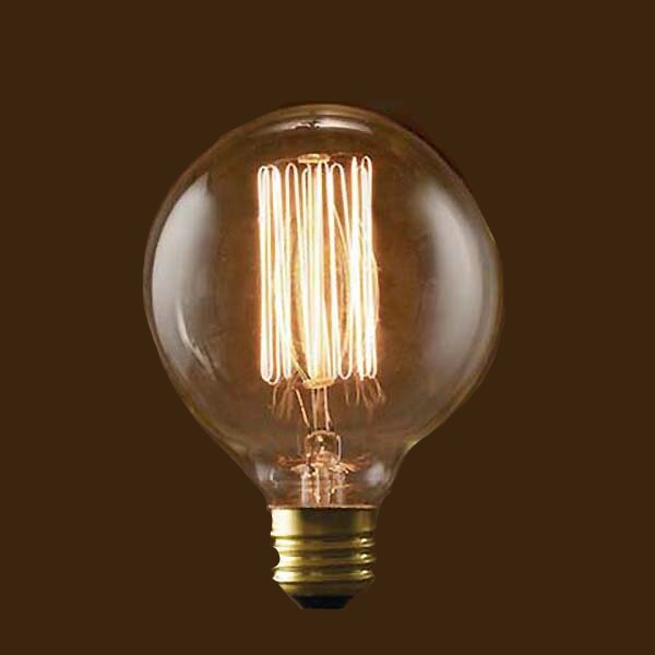 Edison Bulb GLOBE Sサイズ グローブ エジソンバルブ カーボン電球 インテリア 照明 口金E26タイプの写真