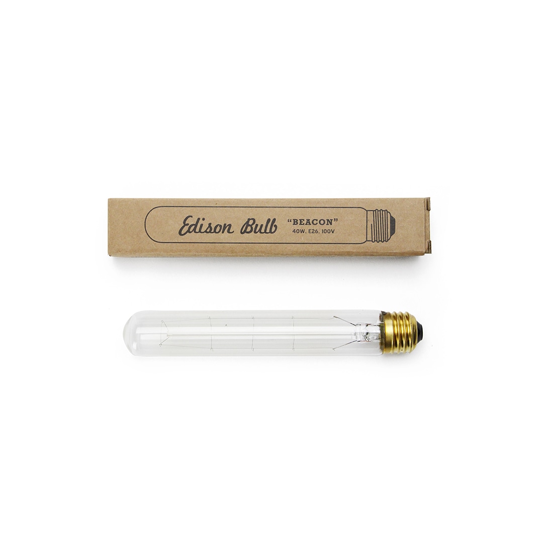 白熱球 エジソンバルブ ビーコン edison bulb "beacon" ディティール detail 2939b レトロ アンティーク フィラメント 26口金の写真