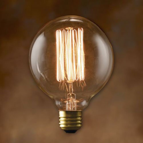 エジソン 電球 e26 60w Edison Bulb Globe 60W エジソンバルブ グローブの写真