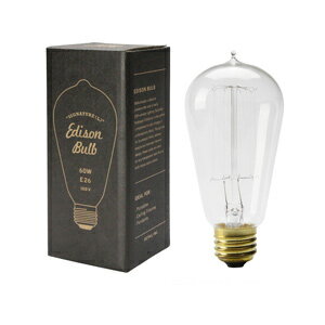 エジソン 電球 e26 60w Edison Bulb Signature L 60W エジソンバルブ シグネチャー Lの写真