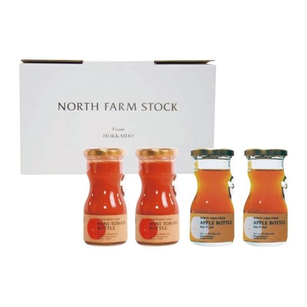 白亜ダイシン NORTH FARM STOCK（ノースファームストック） ジュース（ミニトマト・アップル）