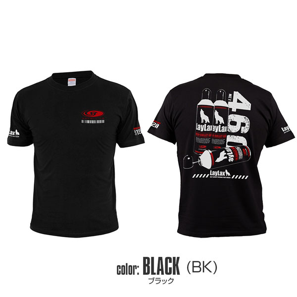 ハイバレットガス Tシャツ ブラック L ライラクスの画像