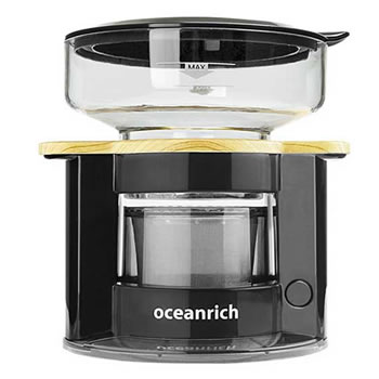 UNIQ UQ-CR8200BL oceanrich自動ドリップ・コーヒーメーカー ブラックの写真
