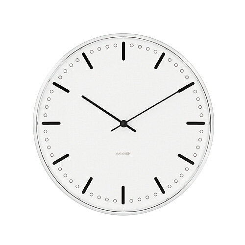 アルネ・ヤコブセン 43631 City Hall Clock シティーホール クロック 21センチ 腕時計の写真