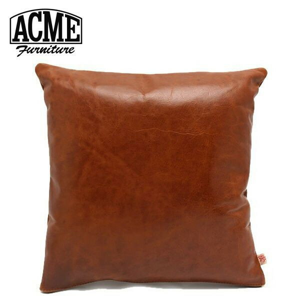 acme furnitureアクメファニチャー cushion chesunut レザークッション チェスナット の写真