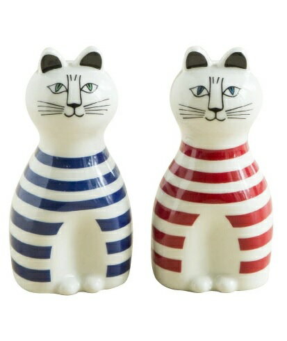 リサラーソン 陶器製ミンミ猫のソルト&ペッパーの写真