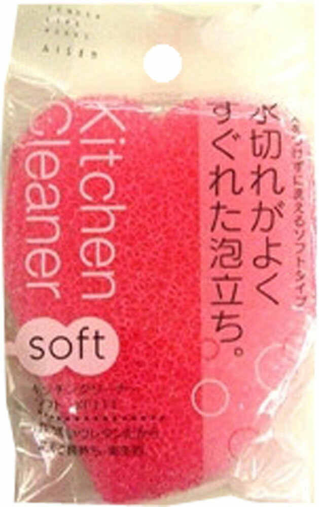キッチンクリーナー ソフト ピンク(1コ入)の写真