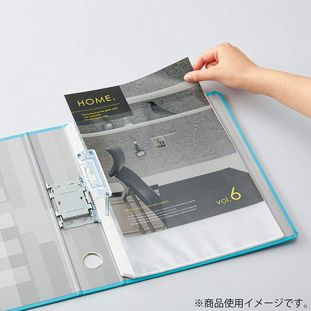 コクヨ A4リフィル 2穴特厚口20枚 ラ-AH2112-2の写真