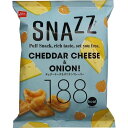 SNAZZ チェダーチーズ＆オニオン味(40g) おやつカンパニー