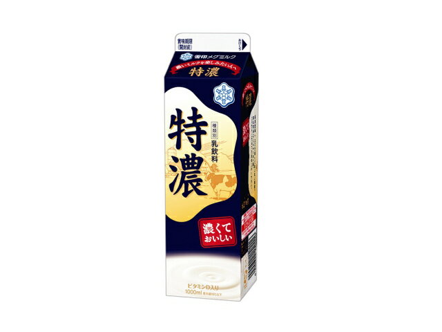 雪印メグミルク 特濃 1000ml×12