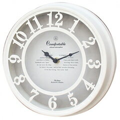 OLD STREET WALL CLOCK WHITE NHE901WH(時計/アンティーク/クラシック)の写真